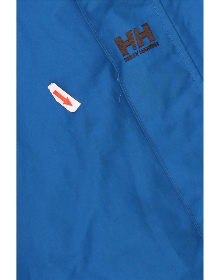 Helly Hansen Chaqueta impermeable con capucha para niños 13-14 años Poliéster azul