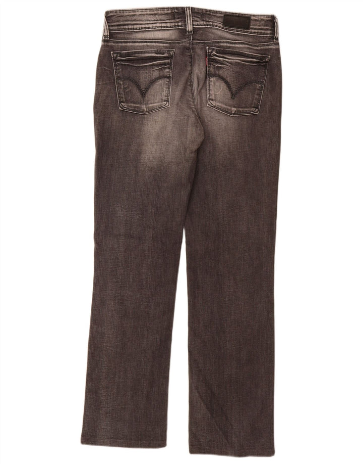 Levi's Vaqueros Rectos 570 Para Mujer W32 L34 Algodón Gris