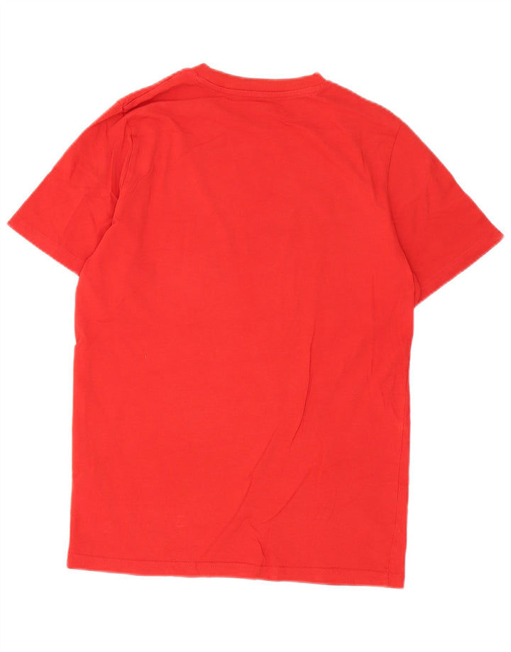 Puma Camiseta gráfica para hombre Top Small Red Cotton