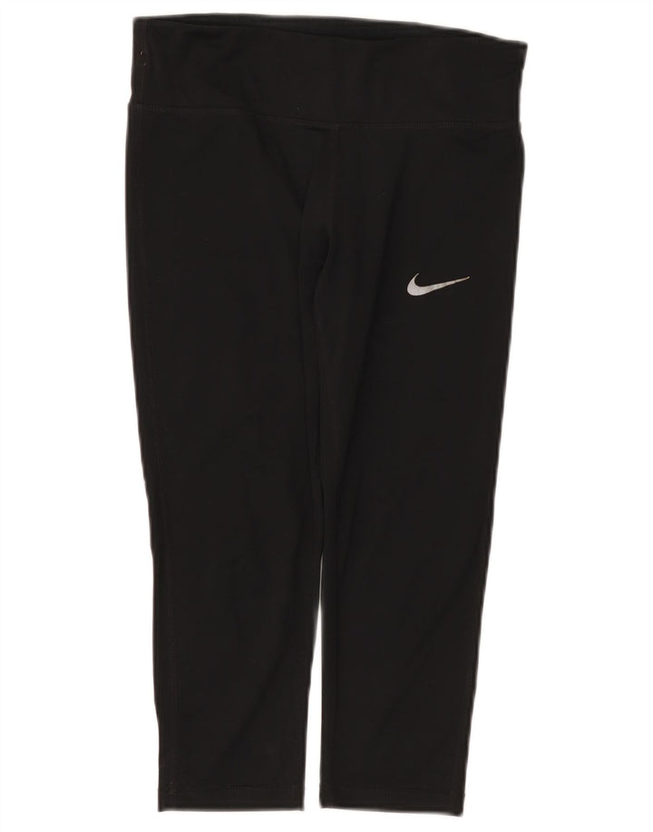 Nike - Leggings capri Dri Fit para mujer, talla 8, color negro