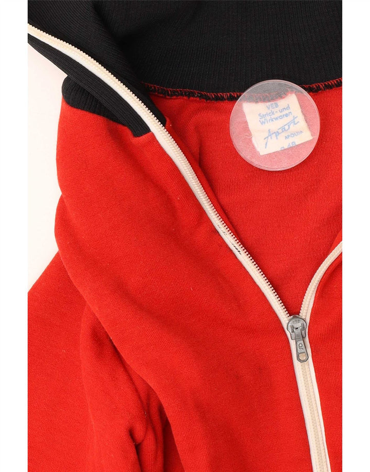 Apart Chaqueta de chándal para hombre IT 48 Medium Red Colourblock