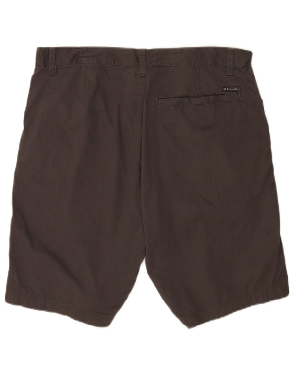 Columbia Pantalones cortos chinos regulares para hombre W34 Algodón gris grande