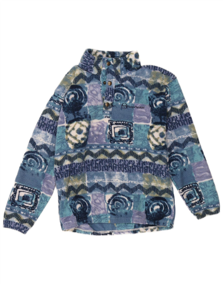 Sergio Tacchini Jersey polar para niño 10-11 años multicolor retro