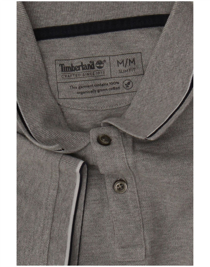 Timberland Polo Slim Fit para hombre de algodón gris medio