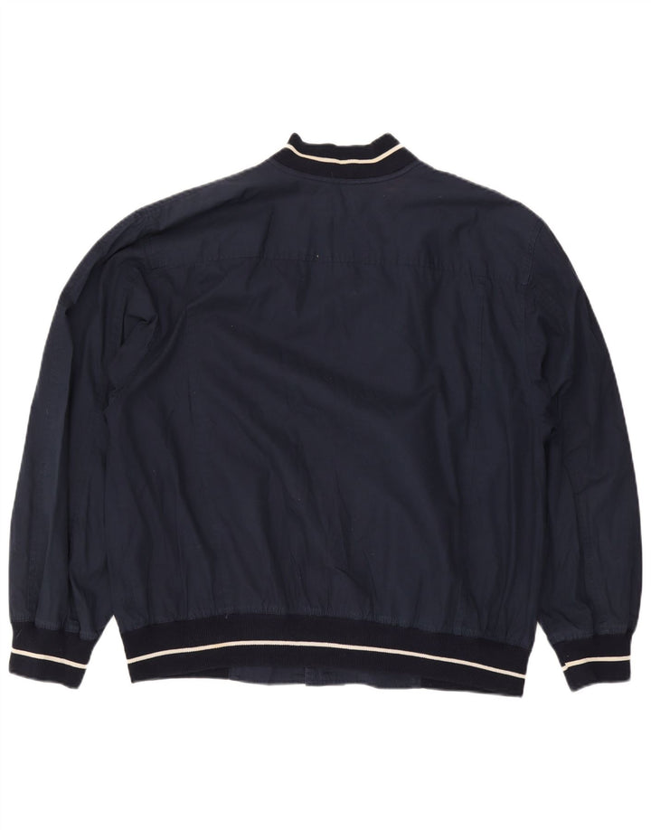 Pancaldi & B Chaqueta Bomber para Hombre IT 54 2XL Azul Marino Algodón