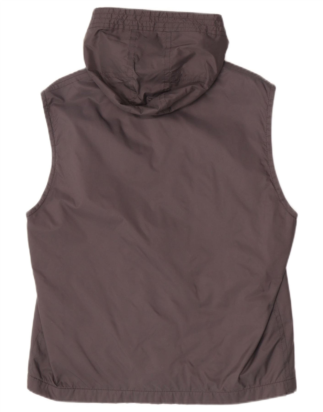 Hugo Boss Hombre Chaleco Con Capucha EU 52 XL Poliamida Gris