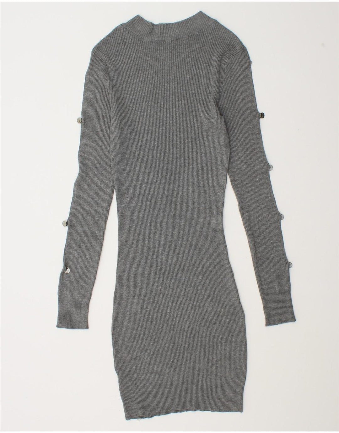 Vestido estilo jersey para mujer Lipsy UK 44 Viscosa gris medio