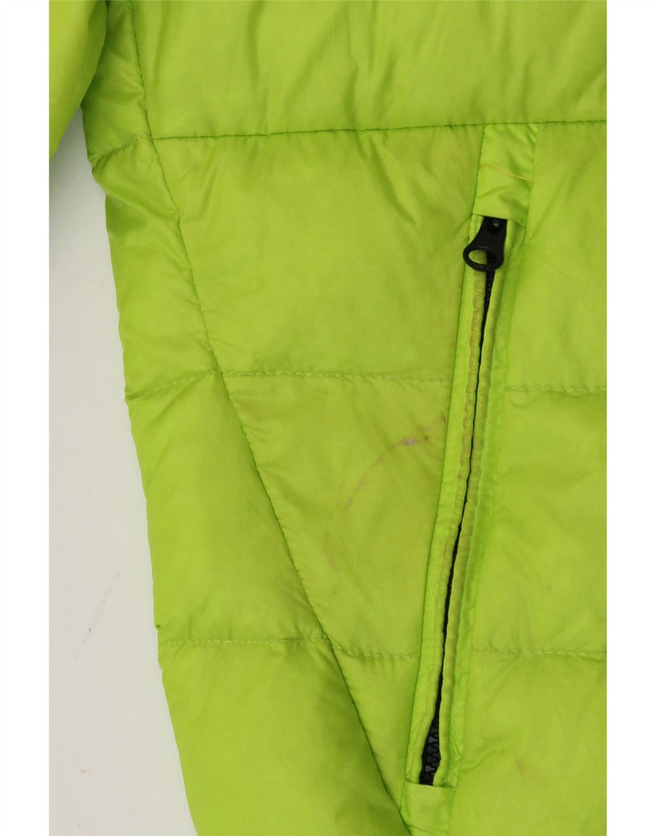 Blauer Mujer Crop Chaqueta Acolchada UK 10 Small Verde Poliamida