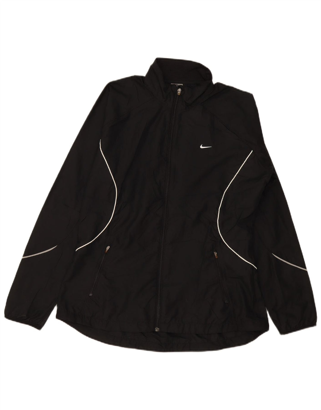Nike Chaqueta de Chándal para Mujer ES 40/40 XL Negro Poliéster