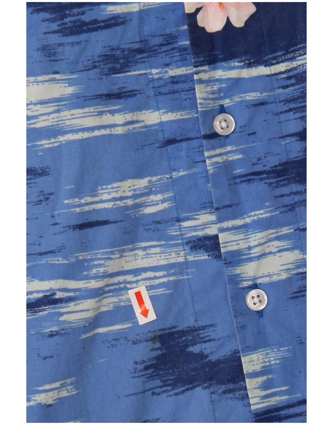 J. CREW Camisa de manga corta Flex para hombre Algodón floral azul medio