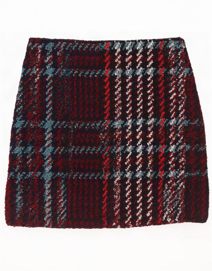 Marks & Spencer Minifalda para mujer UK 46 Large W34 Cuadros multicolores