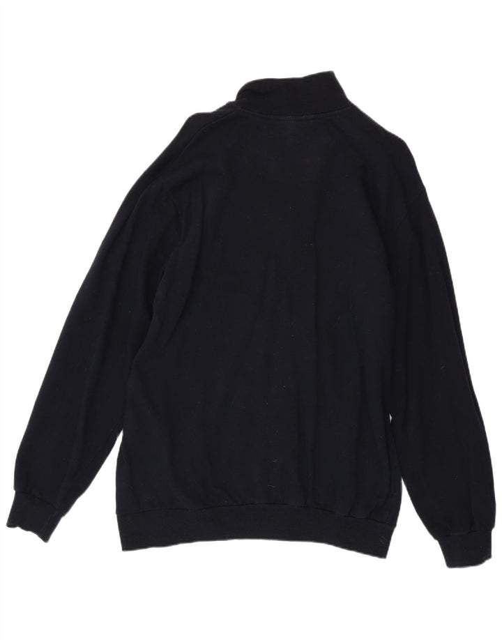 LOTTO Mens Tracksuit Top Jacket 2XL Navy Blue Cotton