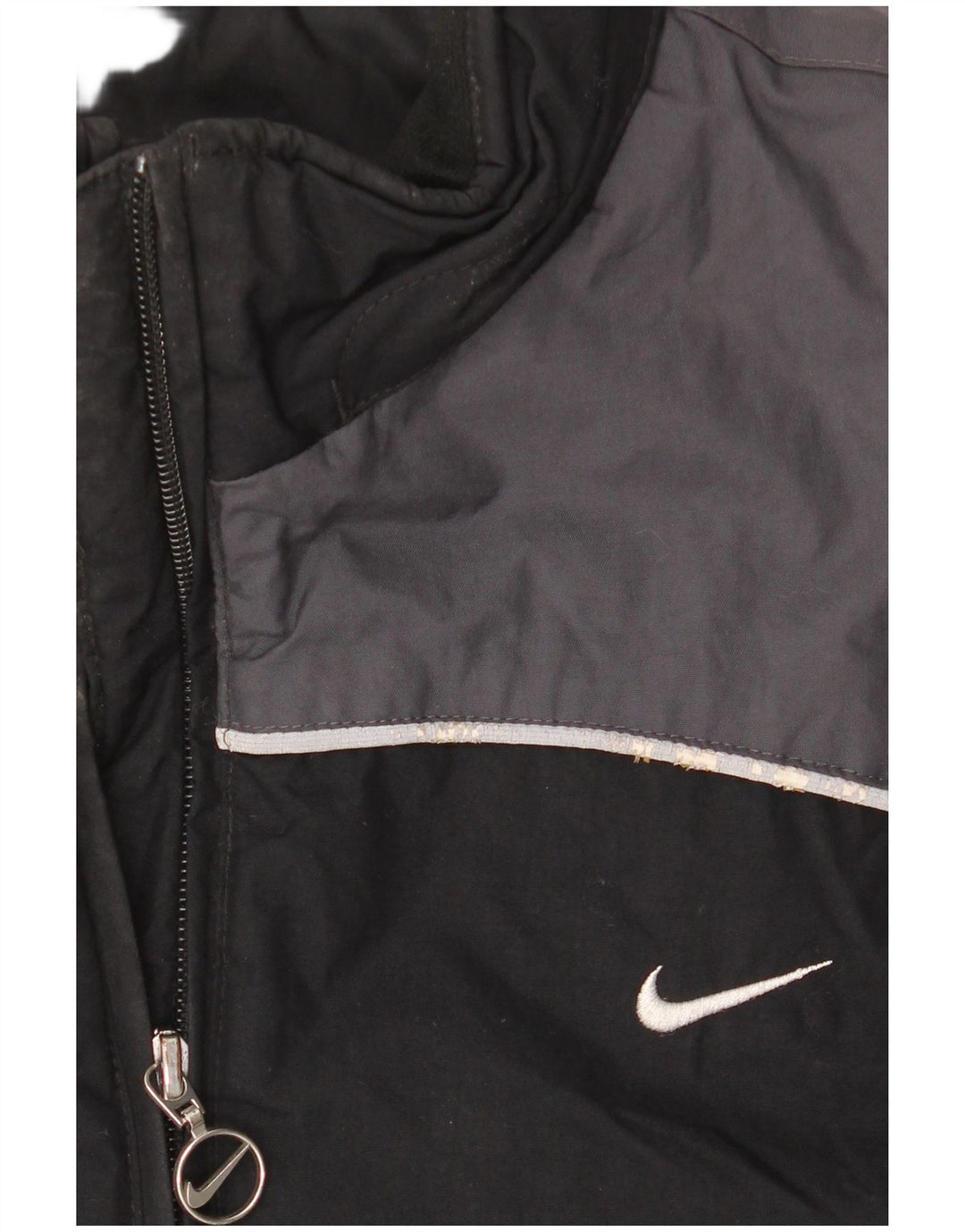 Nike Chaqueta cortavientos para niños 13-14 años XL Negro Colorblock Nylon