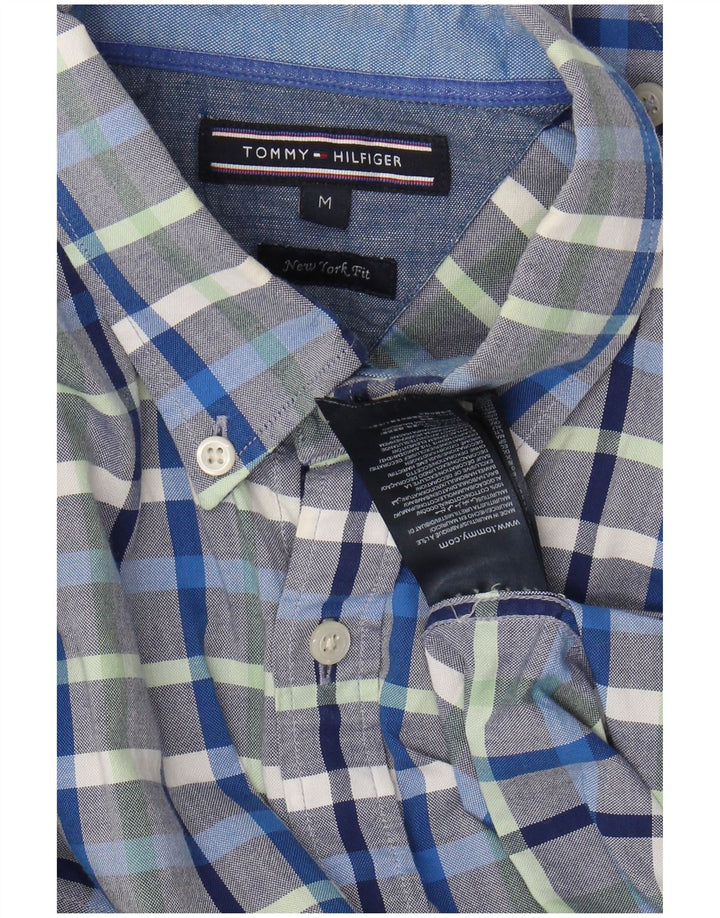 TOMMY HILFIGER Camisa New York Fit Mediana De Algodón A Cuadros Multicolor Hombre