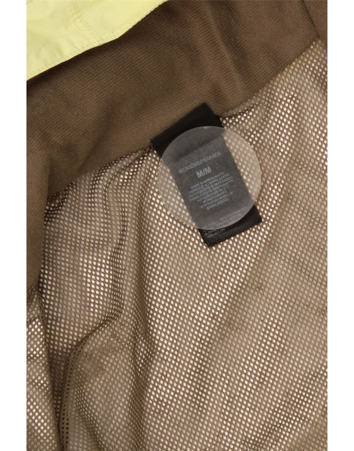 The North Face Chaqueta impermeable con capucha para mujer UK 14 Medium Yellow Nylon