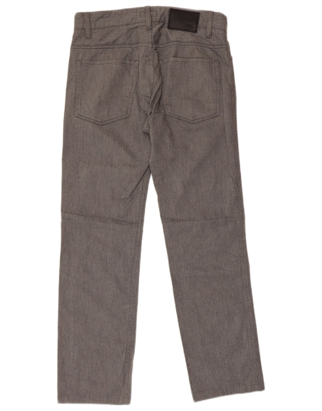 Pantalones informales rectos para hombre HUGO BOSS W30 L28 Algodón gris