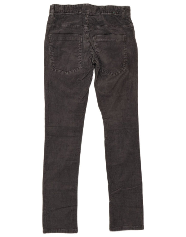 Benetton Pantalones Slim De Pana Para Niñas 11-12 Años 2XL W28 L29 Algodón Gris