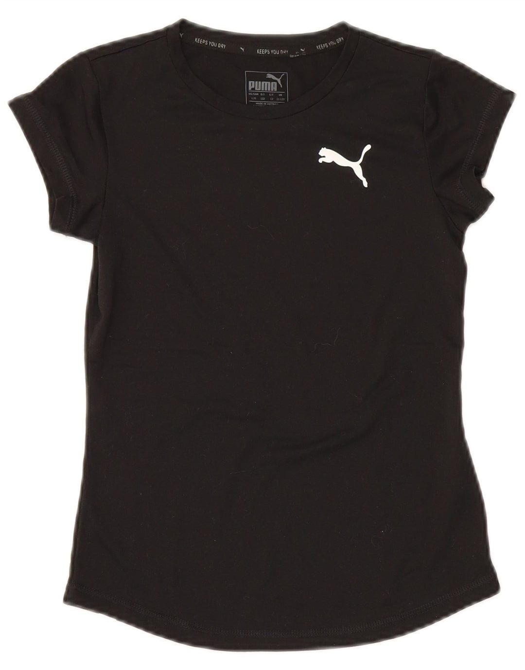 Camiseta Puma Top Niña 11-12 Años Negro Poliéster