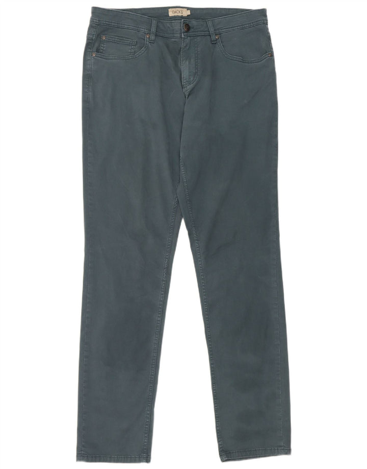 Dack's Pantalones casuales delgados para hombre W34 L32 Algodón verde