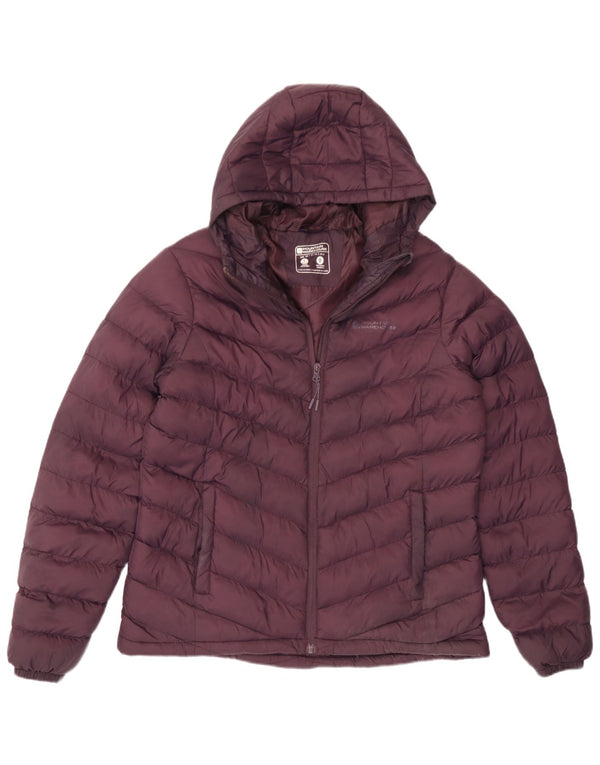 Chaqueta acolchada con capucha para mujer Mountain Warehouse UK 40 Small Granate