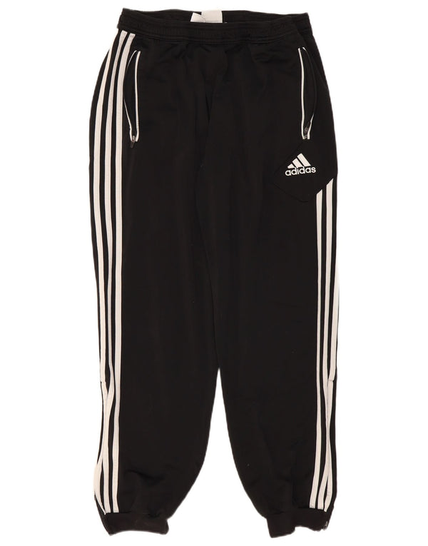 Adidas Pantalones de chándal para hombre Joggers UK 40/42 Medium Negro Poliéster