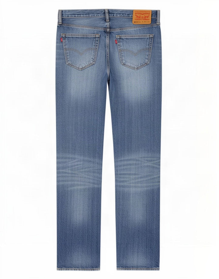 Vaqueros Levi's Mujer 501 Rectos W33 L38 Algodón Azul