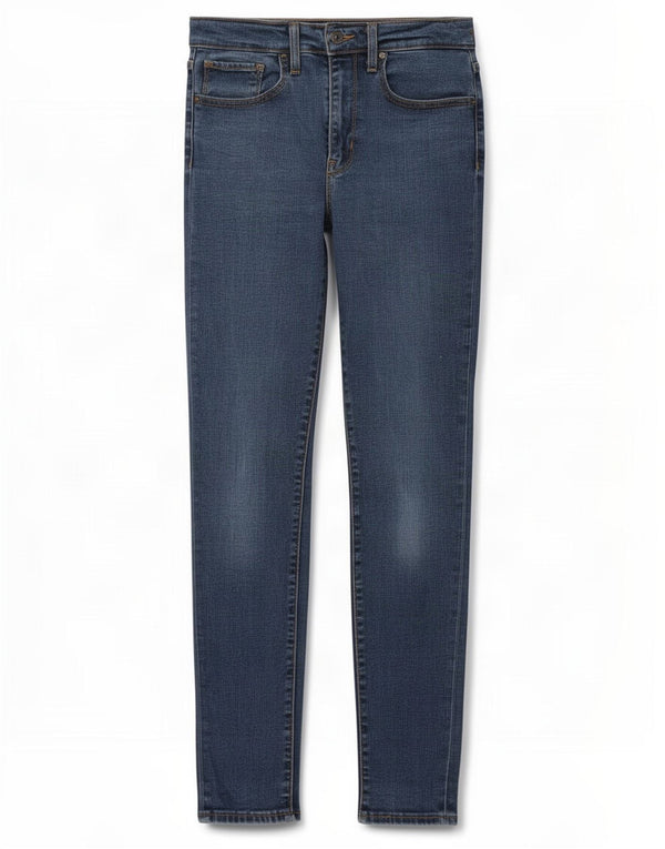 Vaqueros Levi's Mujer De Tiro Alto Skinny W27 L30 Lyocell Azul