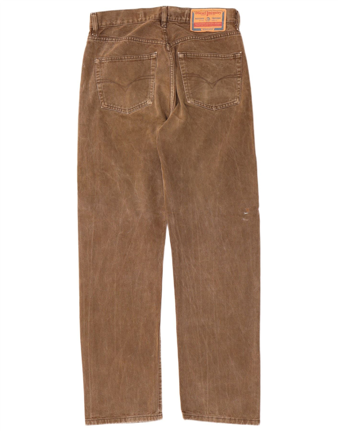 Diesel Vaqueros Rectos Hombre W31 L32 Algodón Marrón