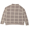 Marks & Spencer Suéter tipo jersey con cuello redondo para mujer UK 46 Large Grey Check