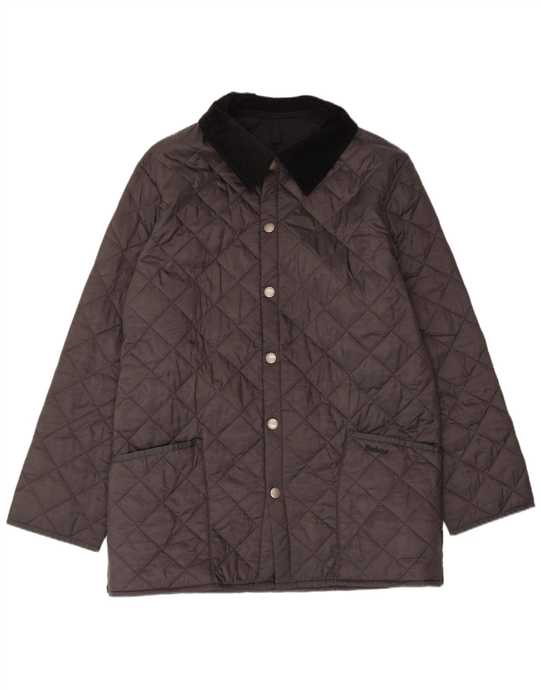 Barbour Chaqueta acolchada holgada para hombre UK 36 Small Poliamida negra