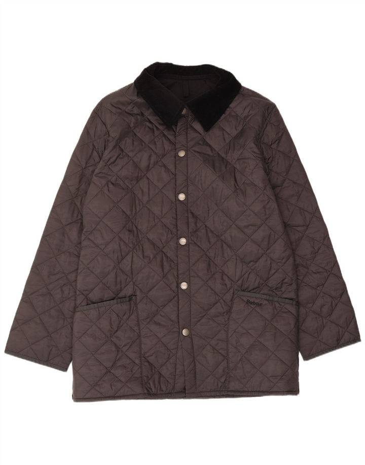 Barbour Chaqueta acolchada holgada para hombre UK 36 Small Poliamida negra