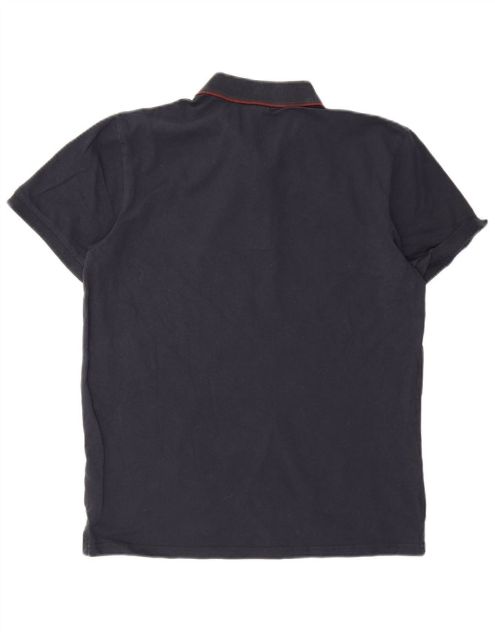 JACK & JONES Polo Hombre Algodón Azul Marino Medio