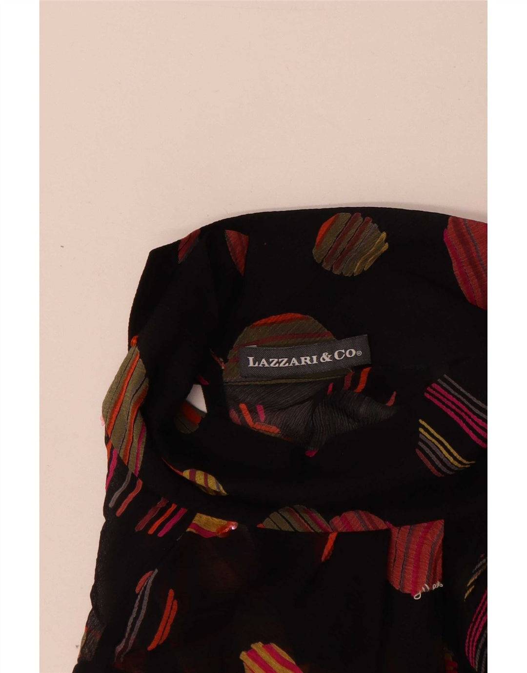 Lazzari Maxi Vestido Sin Mangas IT 44 Mediano Lunares Negros