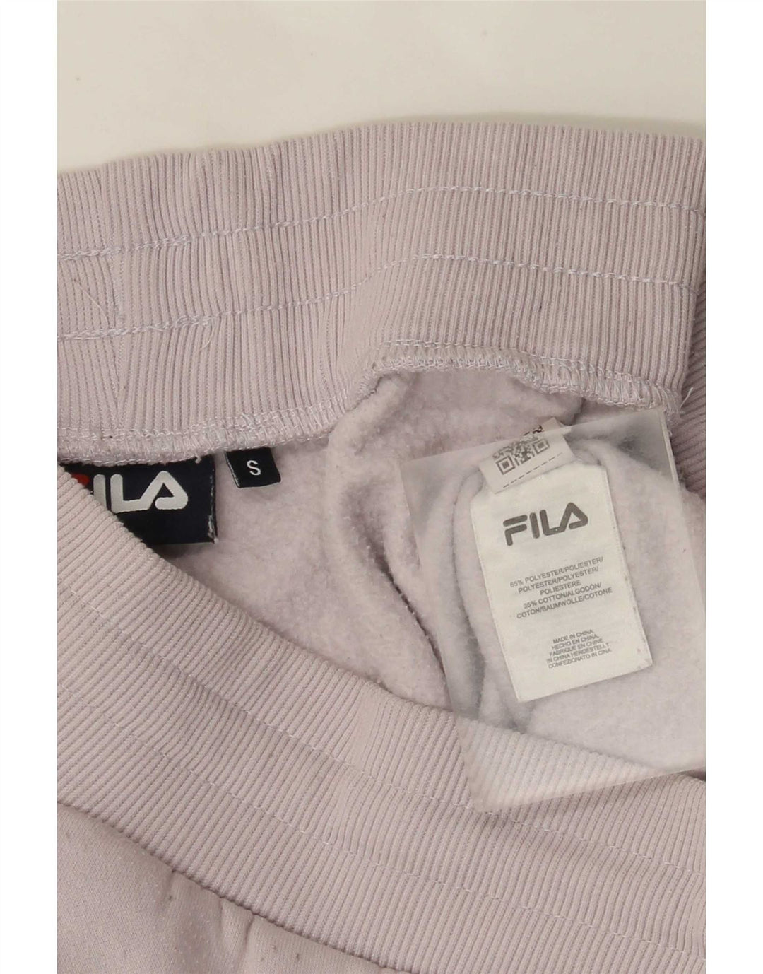 Fila Pantalones de chándal para mujer Joggers UK 10 Small White Poliéster