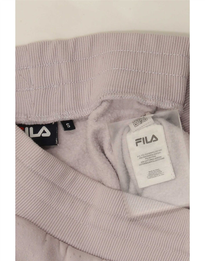 Fila Pantalones de chándal para mujer Joggers UK 10 Small White Poliéster