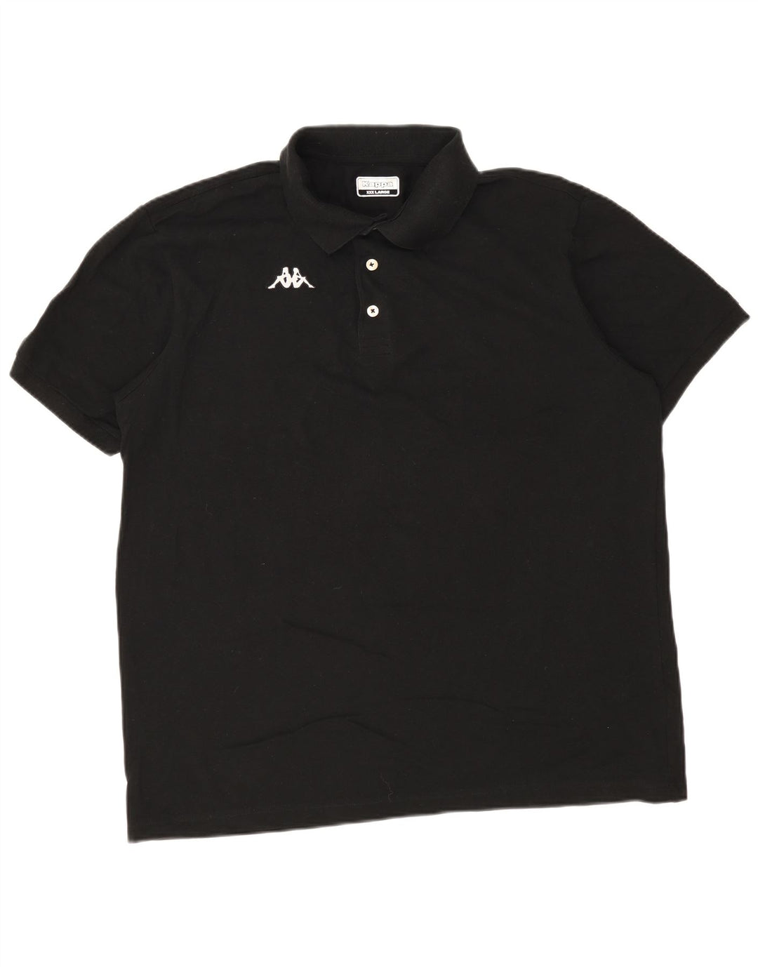 Kappa Polo Hombre 3XL Algodón Negro
