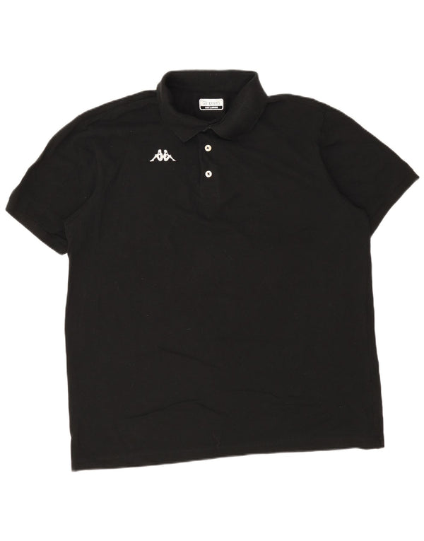 Kappa Polo Hombre 3XL Algodón Negro