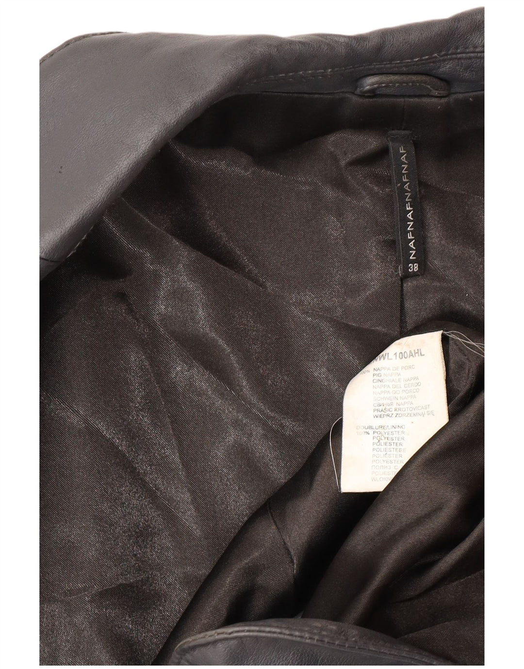 Naf Naf Chaqueta tipo blazer de 3 botones para mujer EU 38 Azul marino mediano