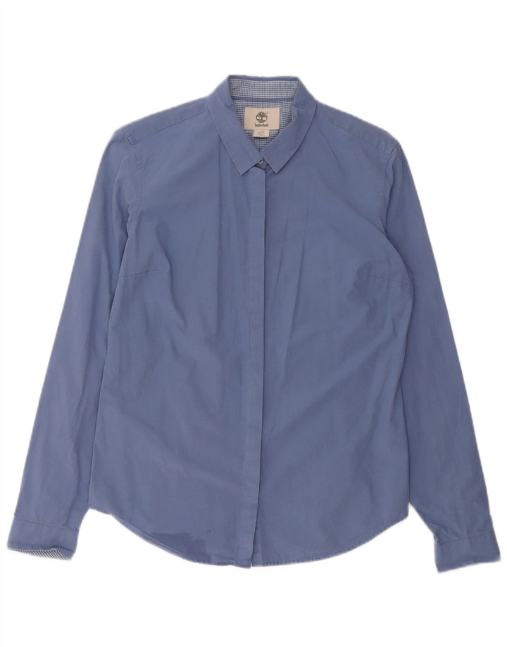 Timberland Camisa Slim Fit para Mujer Reino Unido 44 Grande Azul