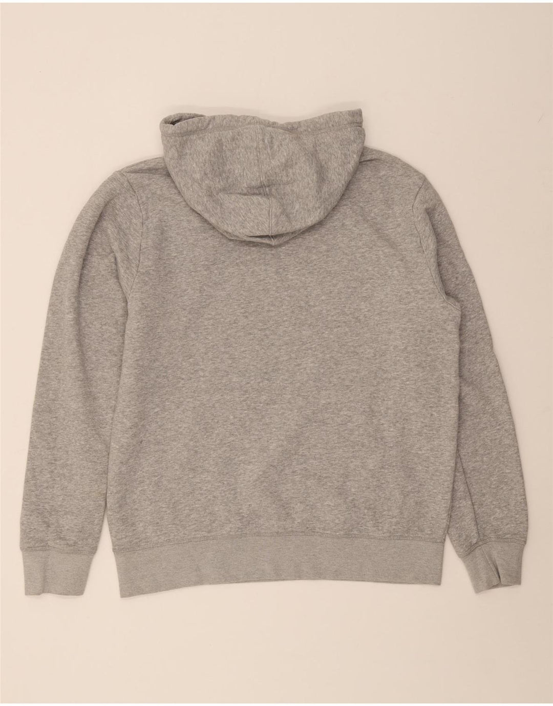 REEBOK Mens Graphic Hoodie Jumper Medium Grey Cotton Vintage Reebok and Second-Hand Reebok from Messina Hembry 