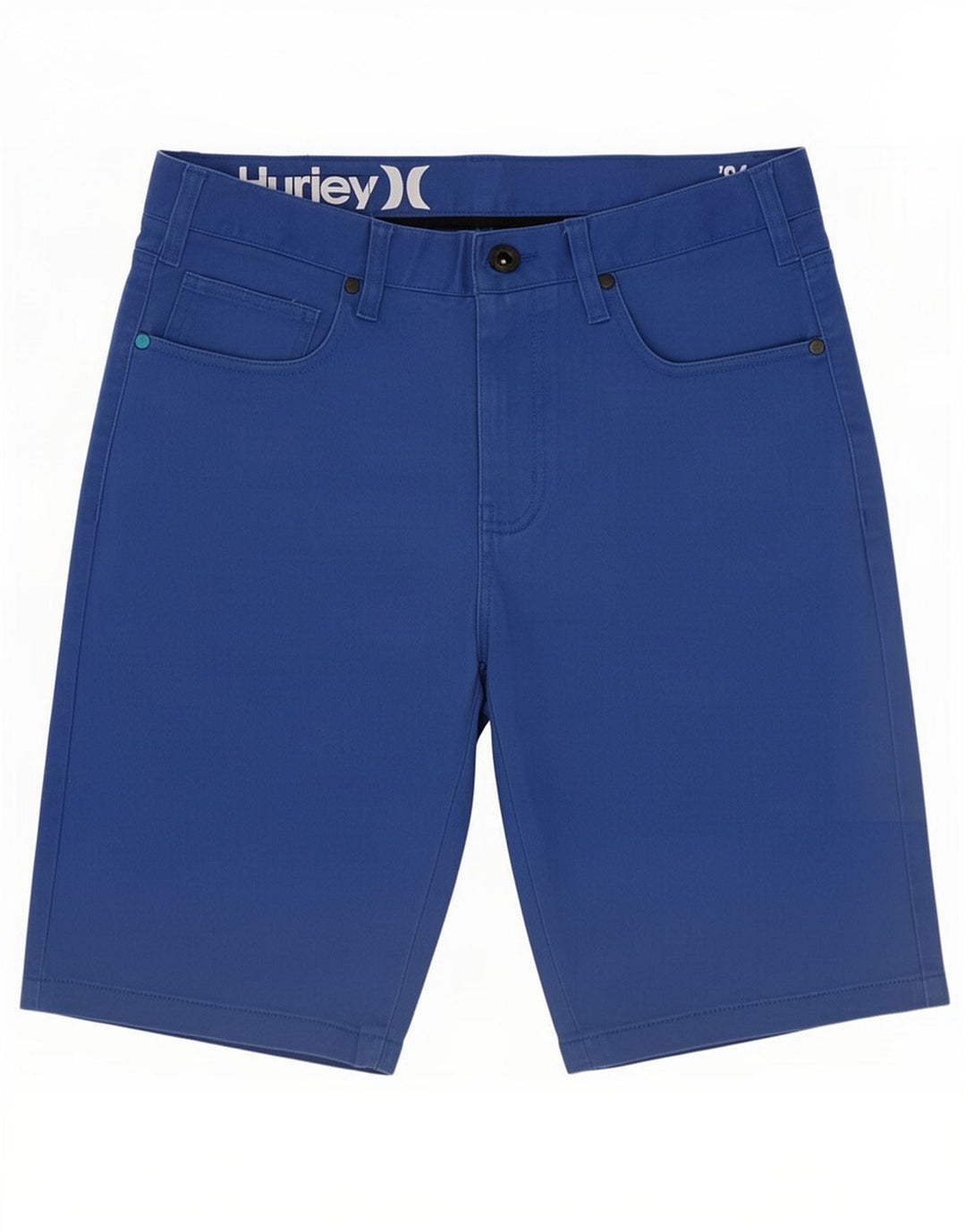 Hurley Pantalones Cortos Casuales Para Hombre Medium W30 Algodón Azul