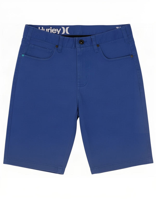 Hurley Pantalones Cortos Casuales Para Hombre Medium W30 Algodón Azul