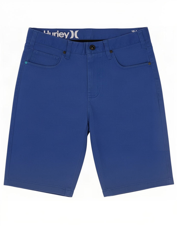 Hurley Pantalones Cortos Casuales Para Hombre Medium W30 Algodón Azul
