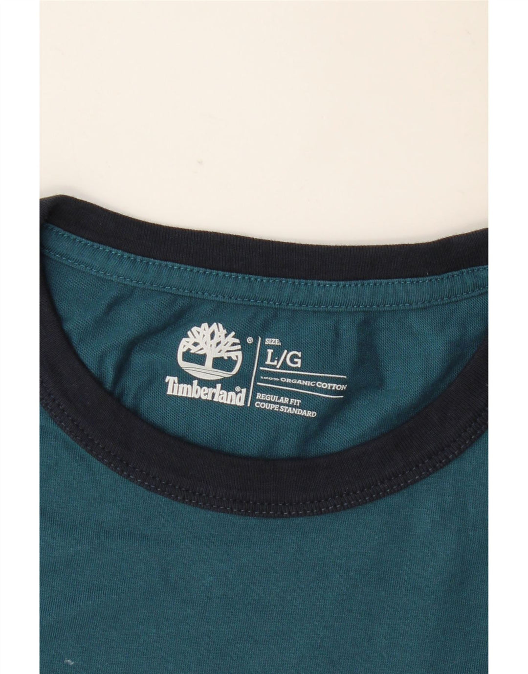 TIMBERLAND Camiseta gráfica de ajuste regular Coupe para hombre, talla grande, azul