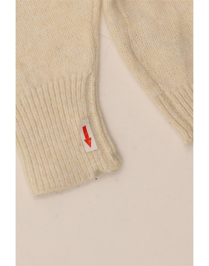 Marks & Spencer - Jersey de cuello redondo para mujer, talla 40, talla mediana, color blanco