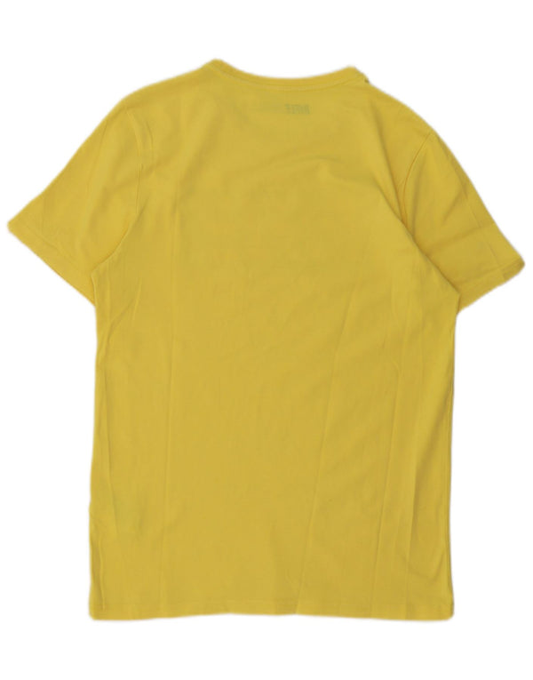 Rifle Camiseta gráfica para hombre Top Algodón amarillo medio