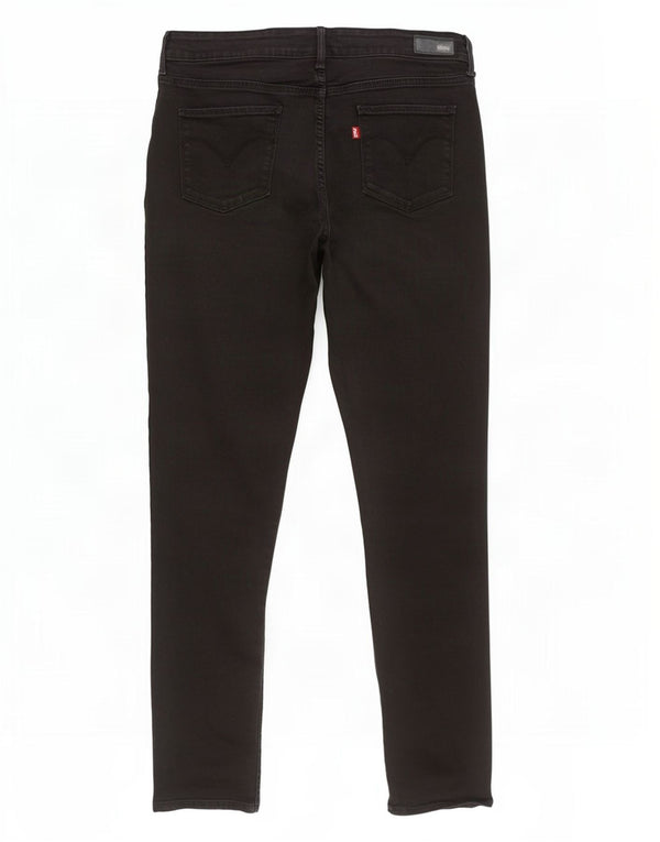 Levi's Vaqueros pitillo de talle moderno y ligeramente curvos para mujer W30 L32 Algodón negro