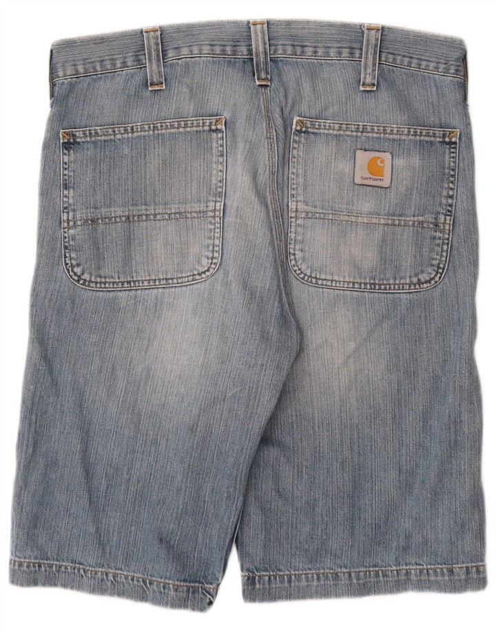CARHARTT Bermudas vaqueras para hombre W30 Algodón azul medio