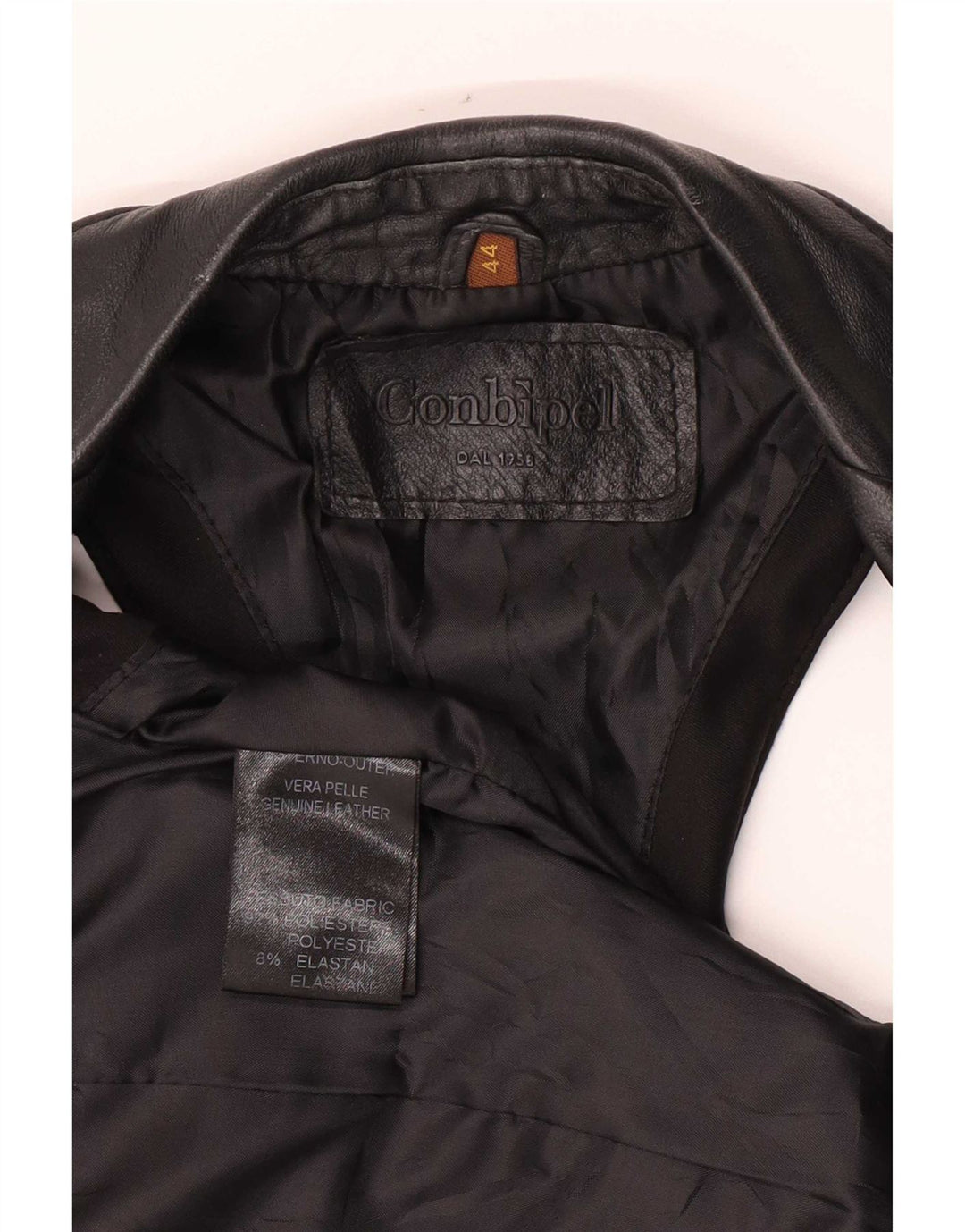Chaleco Mujer Conbipel IT 44 Medium Cuero Negro