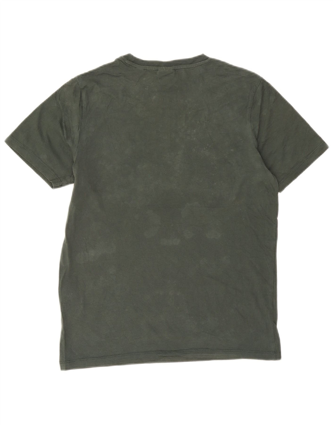 Jack & Jones Hombre Camiseta Gráfica Top Algodón Verde Medio